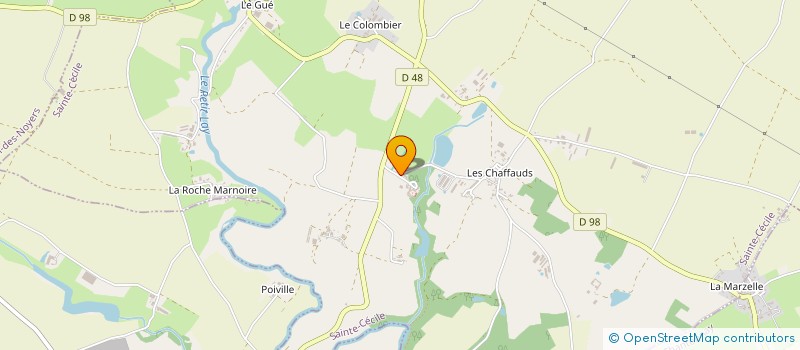 localisation de l'entreprise LES PETITES MAINS DE L'ESPERANCE à SAINTE-CECILE