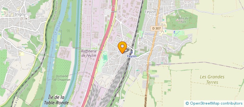 localisation de l'entreprise LES PETITES MAINS DES RAZES  FEYZIN