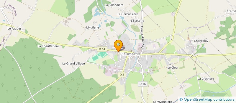 localisation de l'entreprise LES PETITES MAINS DES ROUSSELIERES  PLEUMARTIN