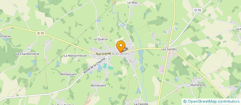 localisation de l'entreprise LES PETITES MAINS DRABLEZIENNES  AZERABLES