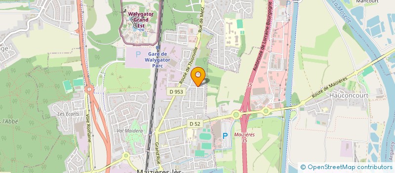 localisation de l'entreprise LES PETITES MAINS DU BONHEUR à MAIZIERES-LES-METZ
