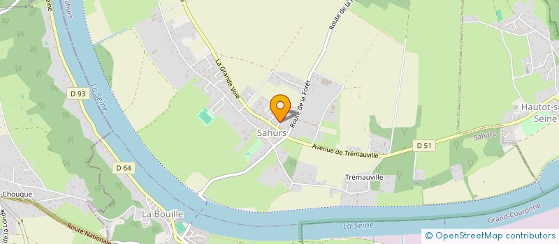 localisation de l'entreprise LES PETITES MAINS VERTES à SAHURS