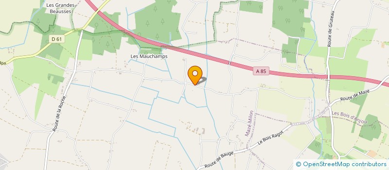 localisation de l'entreprise LES PETITES MAISONS DE MAZE  MAZE-MILON