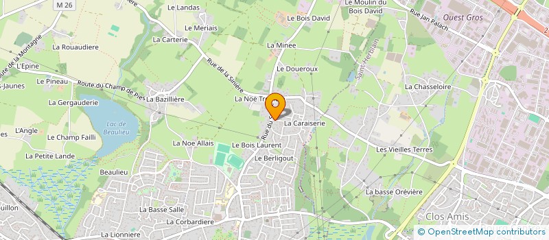 localisation de l'entreprise LES PETITES MALICES à COUERON