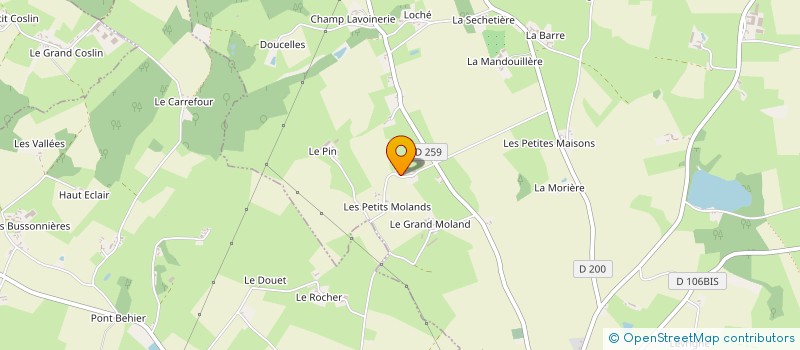 localisation de l'entreprise LES PETITES MANCELLES à ASSE-LE-BOISNE