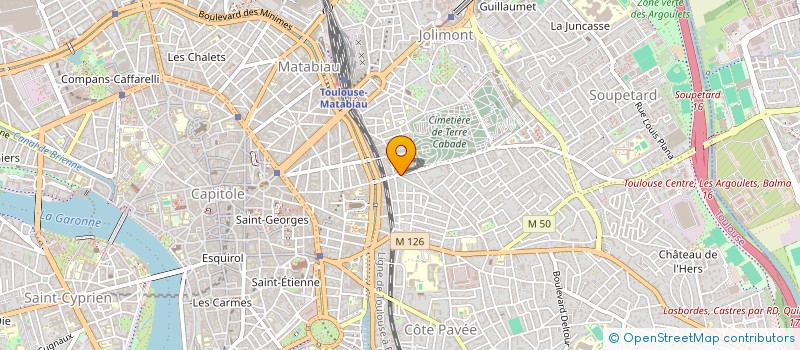 localisation de l'entreprise LES PETITES MARGUERITES à TOULOUSE