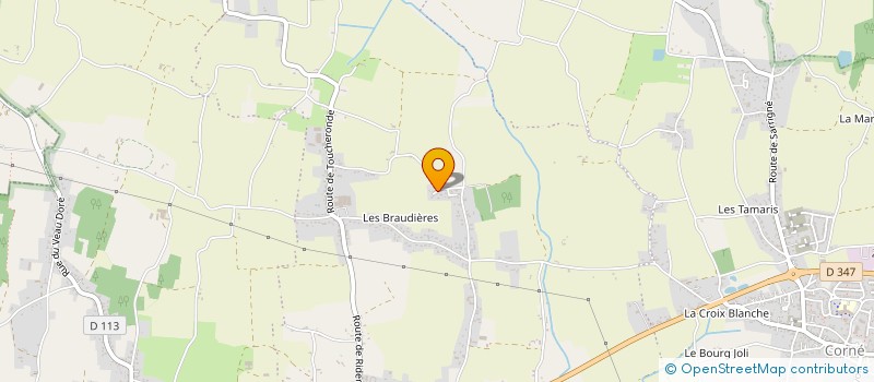 localisation de l'entreprise LES PETITES MERVEILLES  LOIRE-AUTHION