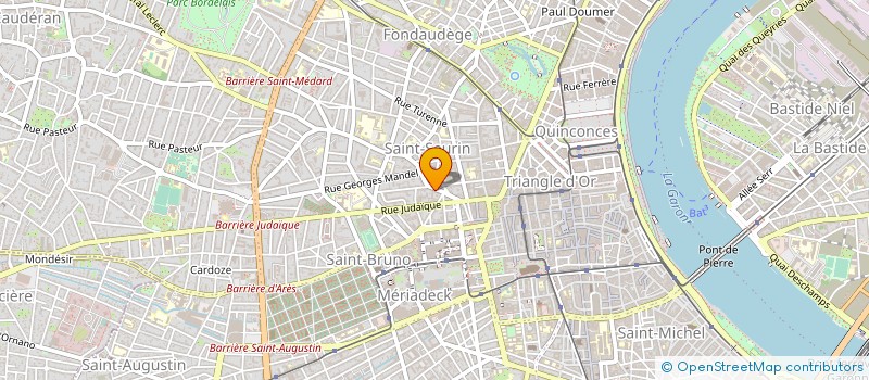 localisation de l'entreprise LES PETITES MOUSTACHES à BORDEAUX