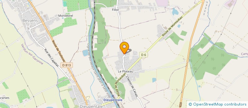 localisation de l'entreprise LES PETITES OURSES  DIEUPENTALE