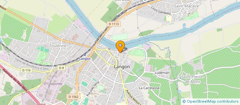 localisation de l'entreprise LES PETITES PARCELLES à LANGON
