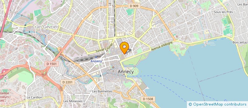 localisation de l'entreprise LES PETITES PISTACHES à ANNECY