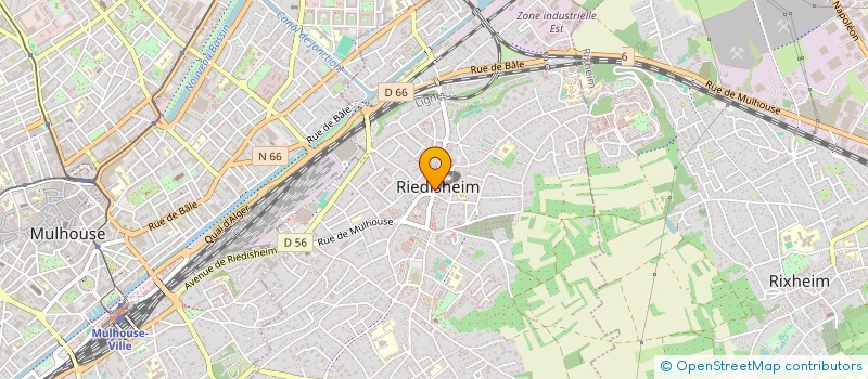 localisation de l'entreprise LES PETITES PLUMES  RIEDISHEIM