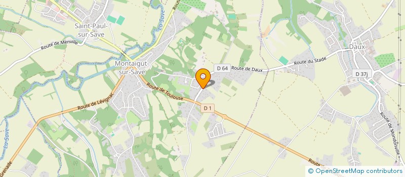 localisation de l'entreprise LES PETITES POMMES  MONTAIGUT-SUR-SAVE