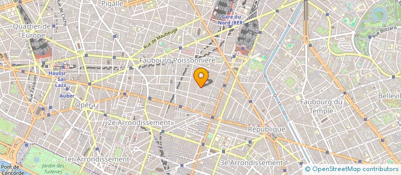 localisation de l'entreprise LES PETITES POULES  PARIS