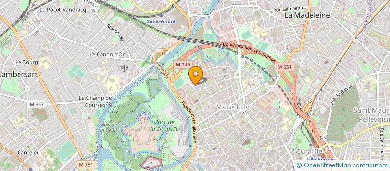 localisation de l'entreprise LES PETITES POUSSES à LILLE
