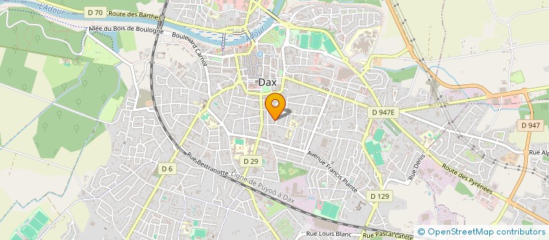 localisation de l'entreprise LES PETITES POUSSES  DAX