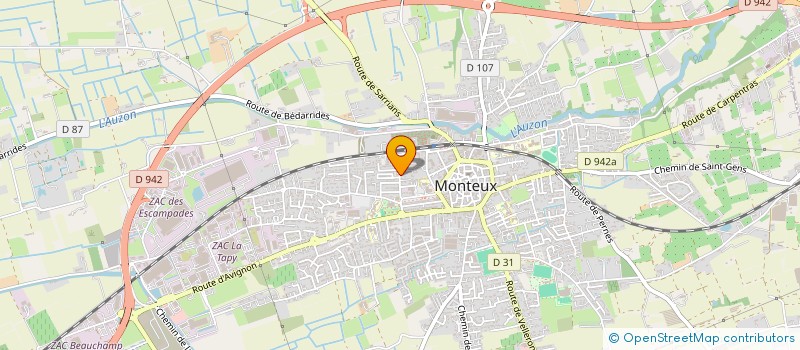 localisation de l'entreprise LES PETITES QUENOTTES  MONTEUX