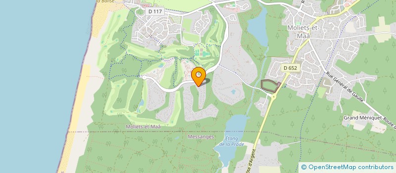 localisation de l'entreprise LES PETITES RAQUETTES DE MOLIETS  MOLIETS-ET-MAA