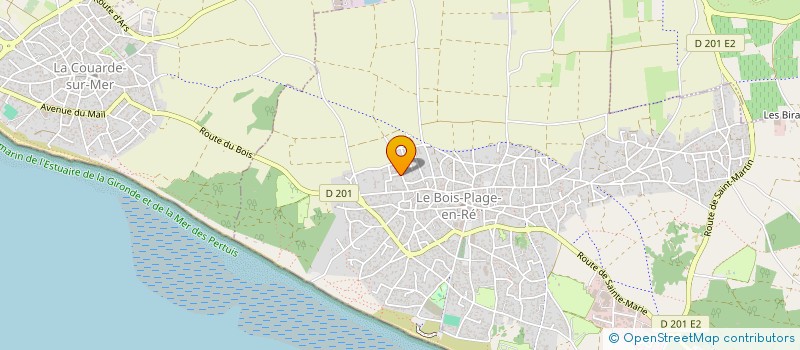 localisation de l'entreprise LES PETITES RETHAISES  SAINTE-MARIE-DE-RE