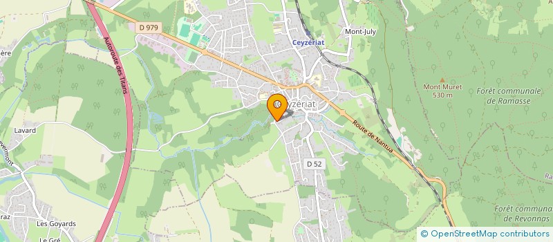 localisation de l'entreprise LES PETITES ROCHES à CEYZERIAT