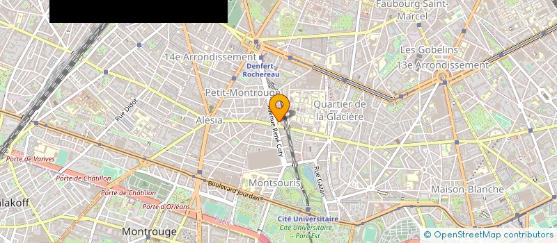 localisation de l'entreprise LES PETITES SOURIS DU MONT à PARIS