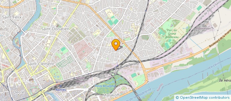 localisation de l'entreprise LES PETITES VENELLES à NANTES