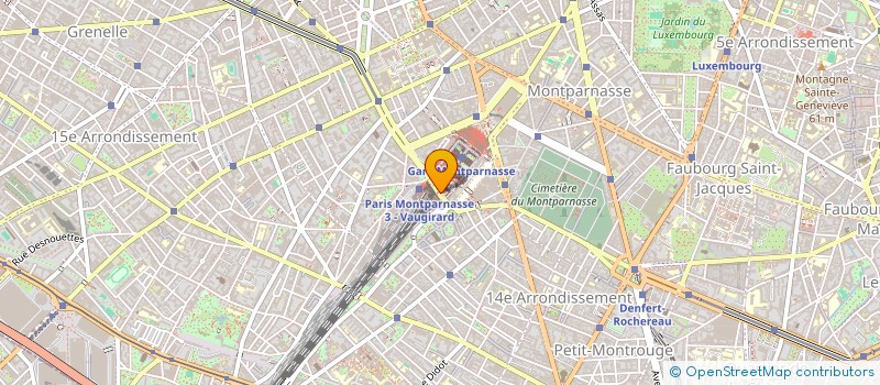 localisation de l'entreprise LES PETITES VOITURES  PARIS