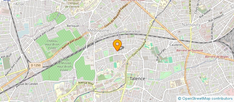 localisation de l'entreprise LES PETITES VOSGES  TALENCE