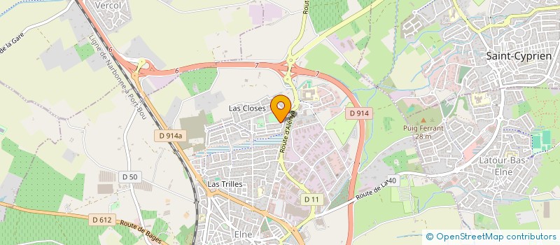 localisation de l'entreprise LES PETITOUS  ELNE