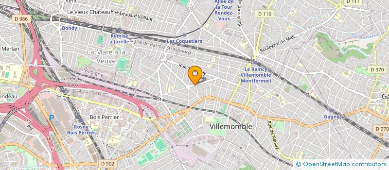 localisation de l'entreprise LES PETITOUS à VILLEMOMBLE