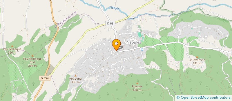 localisation de l'entreprise LES PETITOUS DU VAL D'ISSOLE à NEOULES