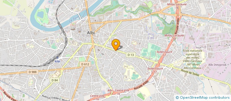 localisation de l'entreprise LES PETITOUS NARBONNAIS à ALBI