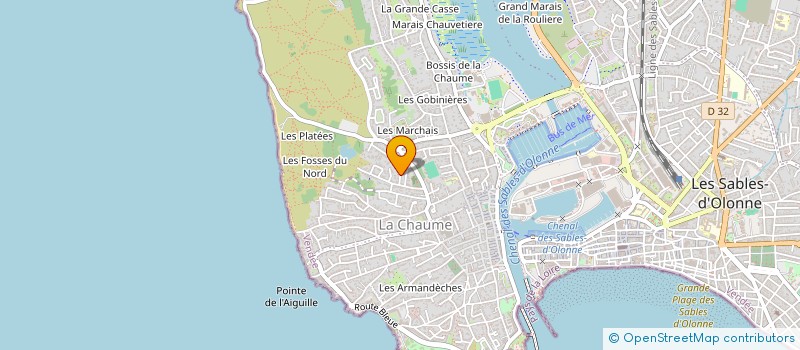 localisation de l'entreprise LES PETITS à LES SABLES D'OLONNE