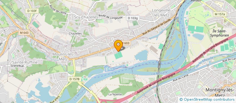 localisation de l'entreprise LES PETITS  SCY-CHAZELLES