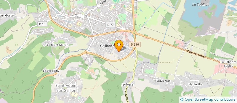 localisation de l'entreprise LES PETITS ABRIS  GAILLON