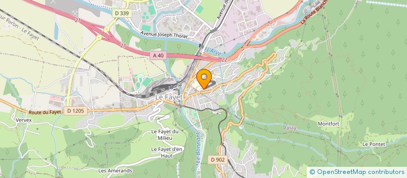 localisation de l'entreprise LES PETITS ALPINS à PASSY
