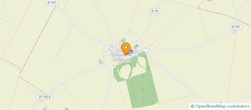 localisation de l'entreprise LES PETITS AMIS DE NOS JARDINS à LOUVILLE-LA-CHENARD