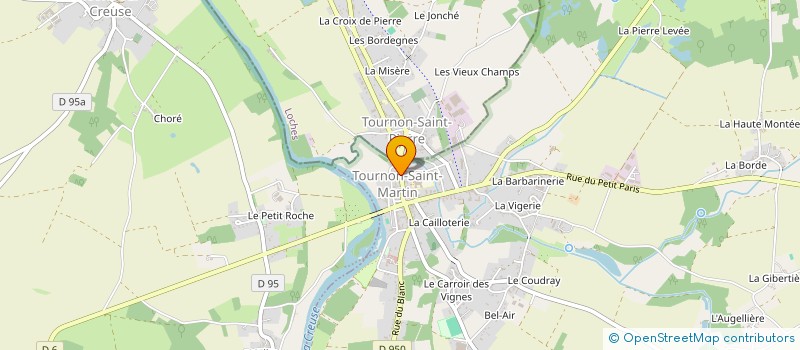 localisation de l'entreprise LES PETITS ANGLAIS à TOURNON-SAINT-MARTIN