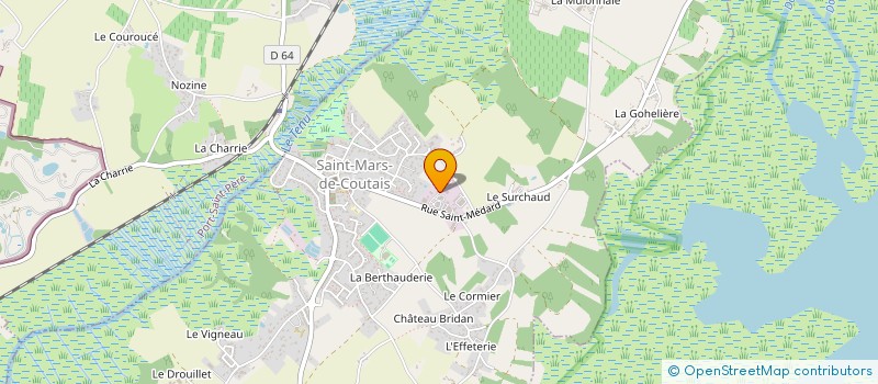 localisation de l'entreprise LES PETITS ARTISTES à SAINT-MARS-DE-COUTAIS
