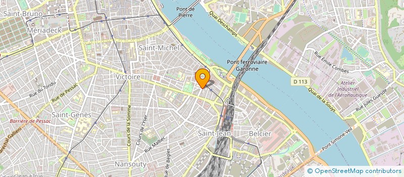 localisation de l'entreprise LES PETITS BARONS à BORDEAUX