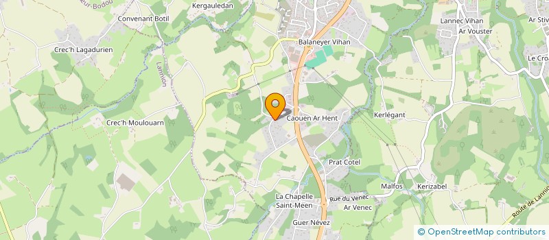 localisation de l'entreprise LES PETITS BATEAUX  SAINT-QUAY-PERROS