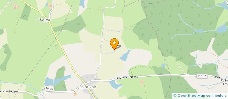 localisation de l'entreprise LES PETITS BERGERS  SAINT-VOIR