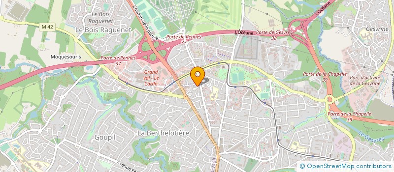 localisation de l'entreprise LES PETITS BERLINGOTS à NANTES