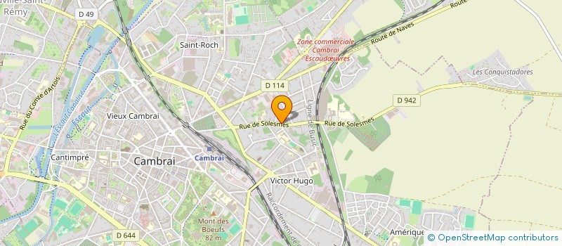 localisation de l'entreprise LES PETITS BERT'MANS  CAMBRAI