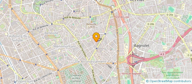 localisation de l'entreprise LES PETITS BISCUITS  PARIS