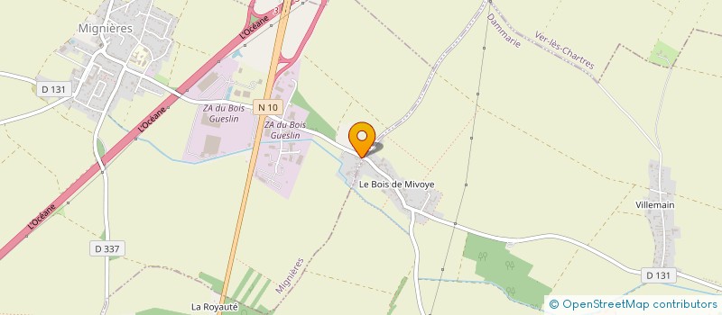 localisation de l'entreprise LES PETITS BLES EN HERBE à MIGNIERES