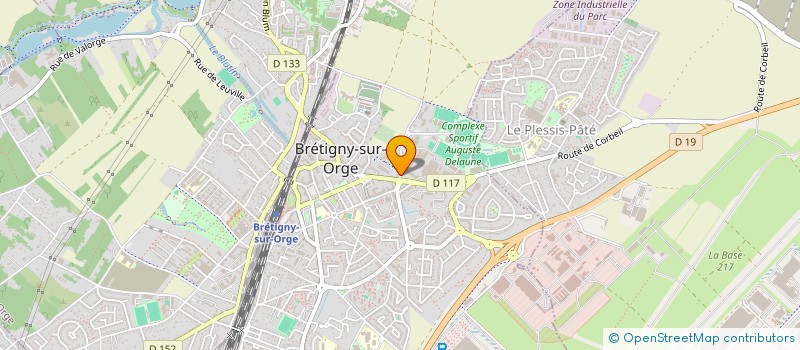 localisation de l'entreprise LES PETITS BLEUS à BRETIGNY-SUR-ORGE