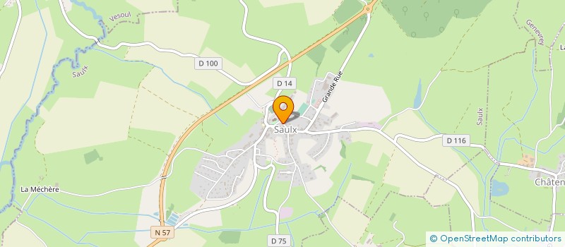 localisation de l'entreprise LES PETITS BOIS  SAULX