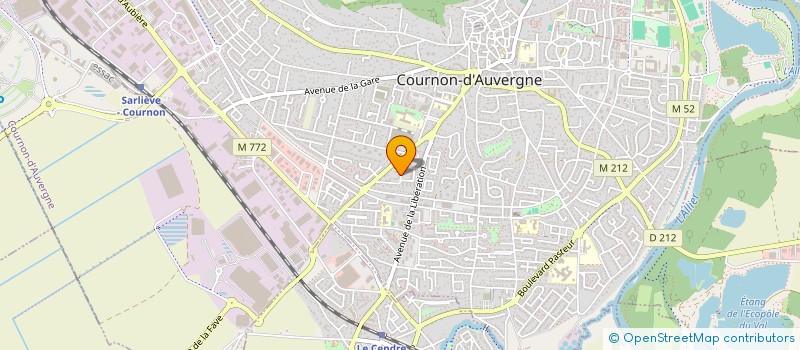 localisation de l'entreprise LES PETITS BONHEUR DE TIANN à COURNON-D'AUVERGNE