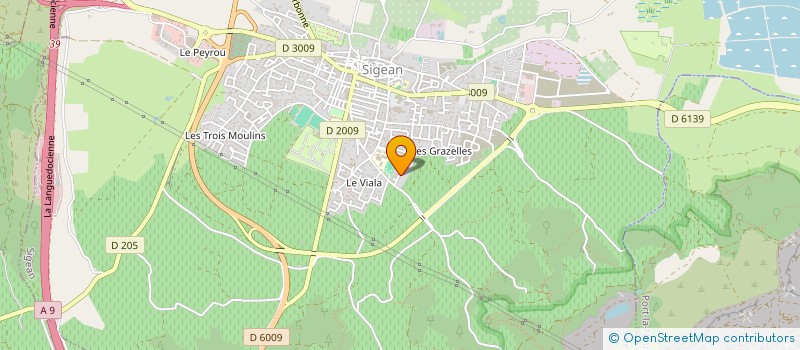 localisation de l'entreprise LES PETITS BONHEURS DE MAMIE à SIGEAN
